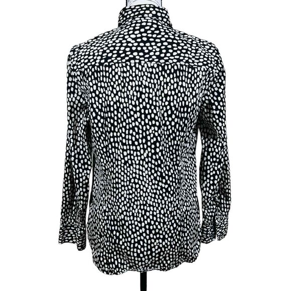 J crew brown shirt Button-up stretch cotton poplin shirt in signature fit size M - Picture 2 of 15